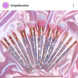 💕Blinged Brushes Rose Gold Makeup Brush Set💕